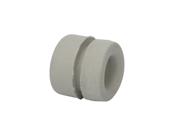 MOTOMAX, s.r.o. Průchodka předního krytu JAWA 50 - 05, 20, 21 (pro bowden tacho./kabel svíčky) - šedá  *M