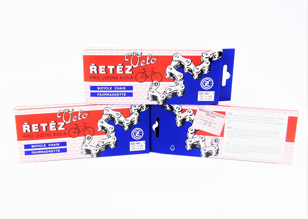 Ostatní Řetěz ČZ  1/2 x 1/8  88 čl. se sponou (šlapací)  BABETTA 207, KORADO