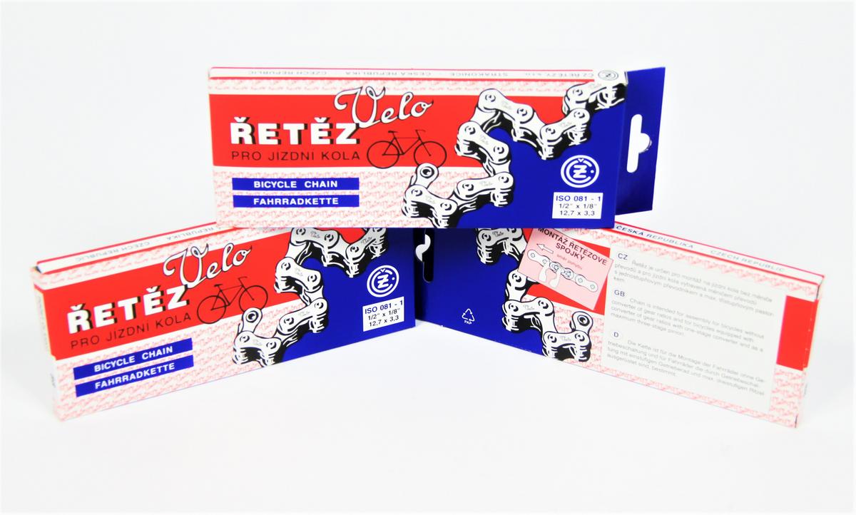 Ostatní Řetěz ČZ 1/2 x 1/8  82 čl. se sponou (šlapací)  BABETTA 210