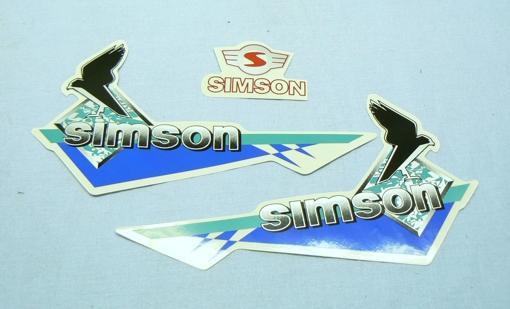 MOTOMAX, s.r.o. Sada nálepek SIMSON 2ks  *M