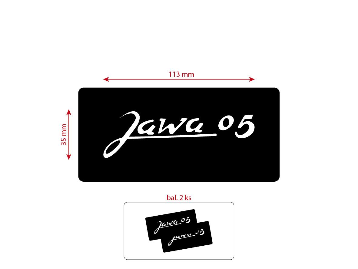 MOTOMAX, s.r.o. Šablona k nástřiku JAWA 05 2ks  *M