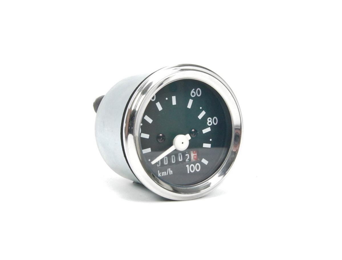 Ostatní Tachometr SIMSON (chrom rámeček, kontrolka dálk. světla, podsvícení)