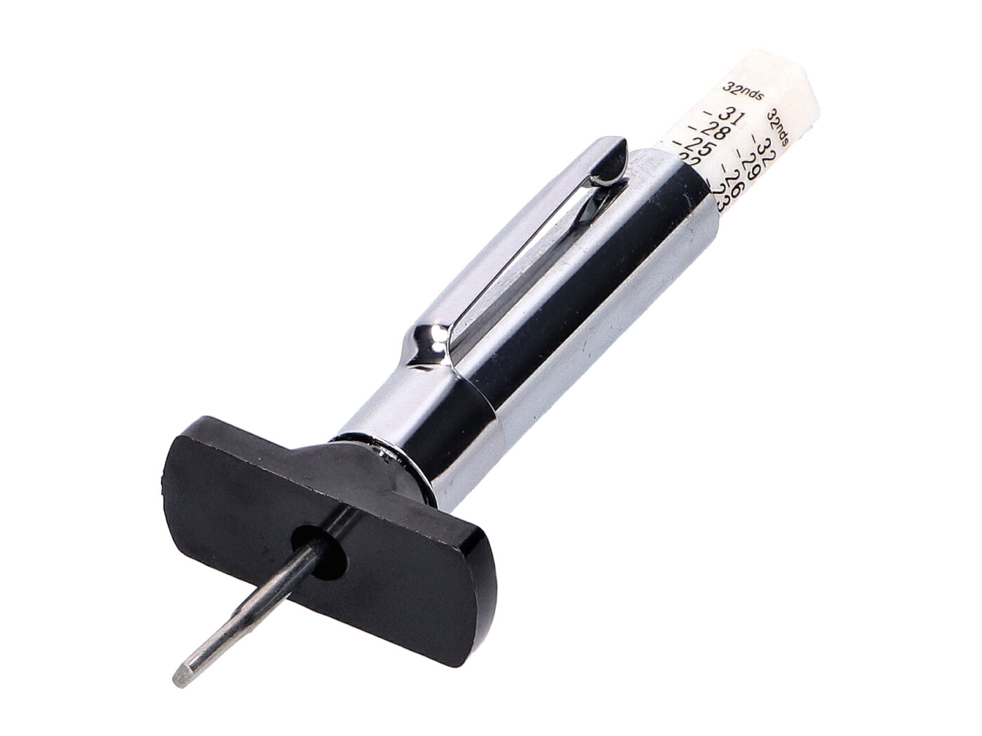 Měřič hloubky dezénu pneumatik 1–25 mm Silverline 52956