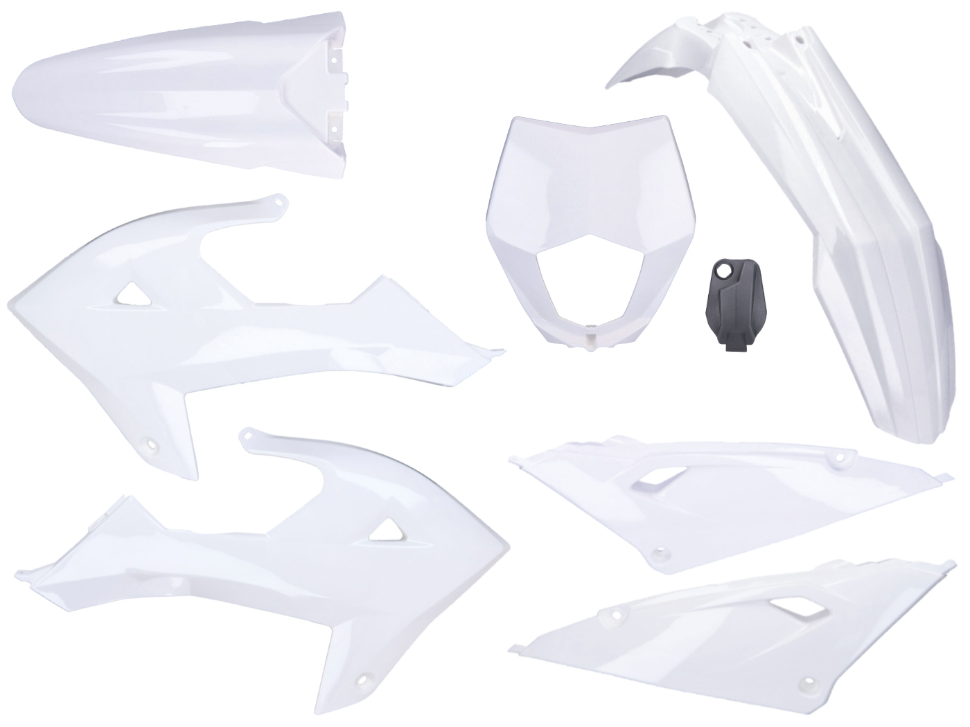 101 Octane Kompletní bílá sada plastů pro Rieju MRT Pro 2021–2023 Euro5 52927-W