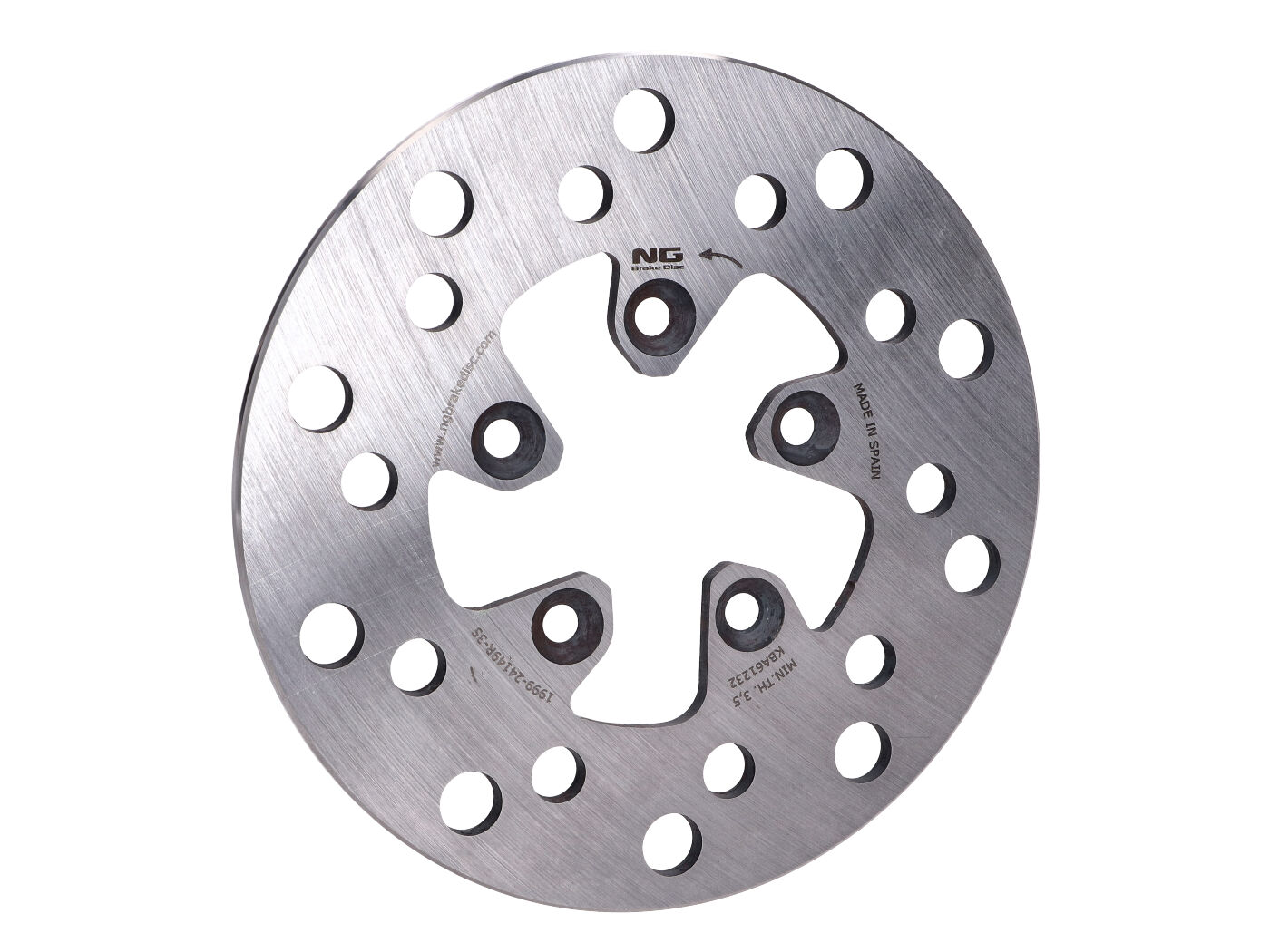 NG Brake Disc Brzdový kotouč NG pro Malaguti F10, Malaguti Yesterday 50 ccm NG1999