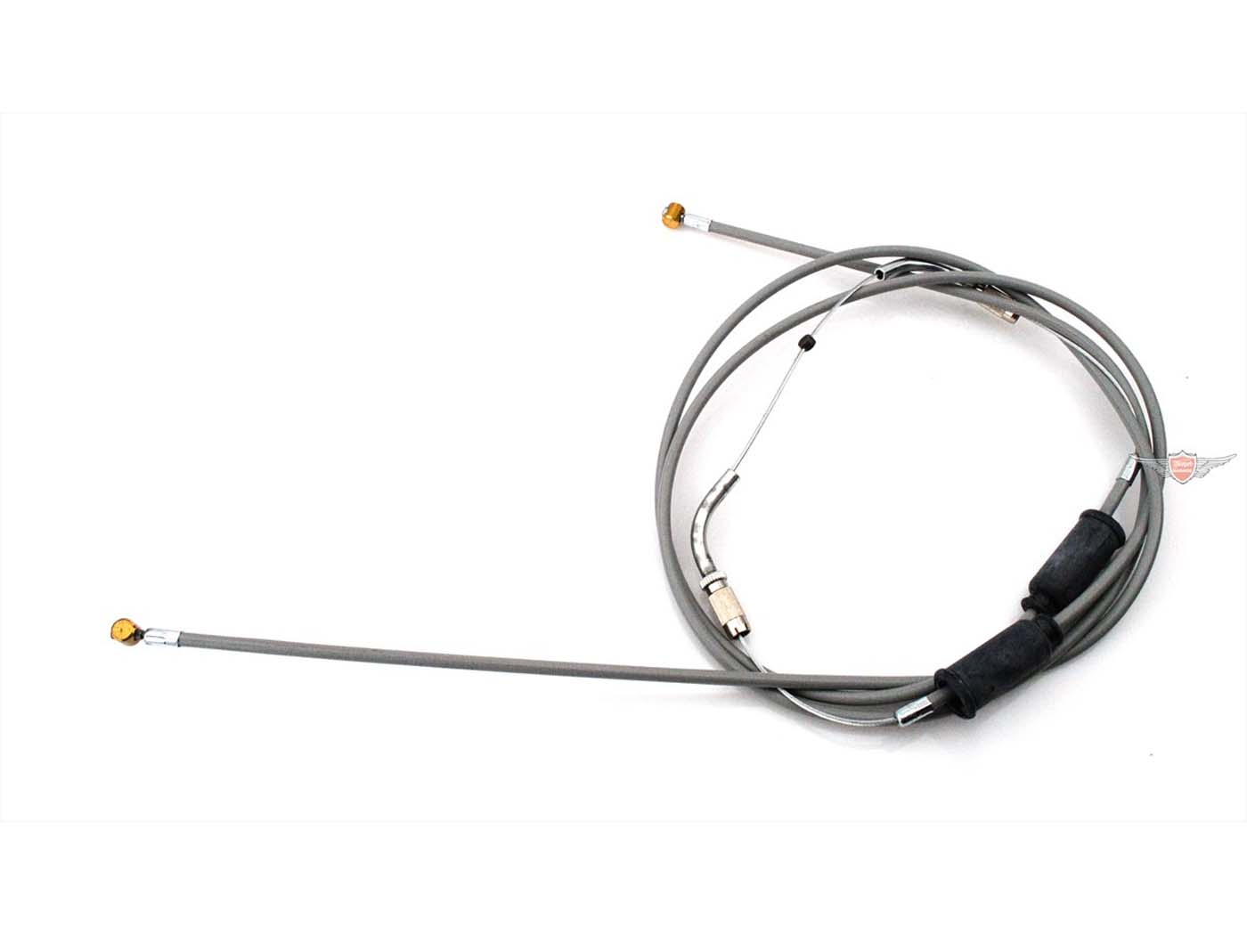 MOGA Kompletní řadicí lanko připravené k montáži šedé pro DKW Hummel Standard, Victoria Moped Mokick MG00084199