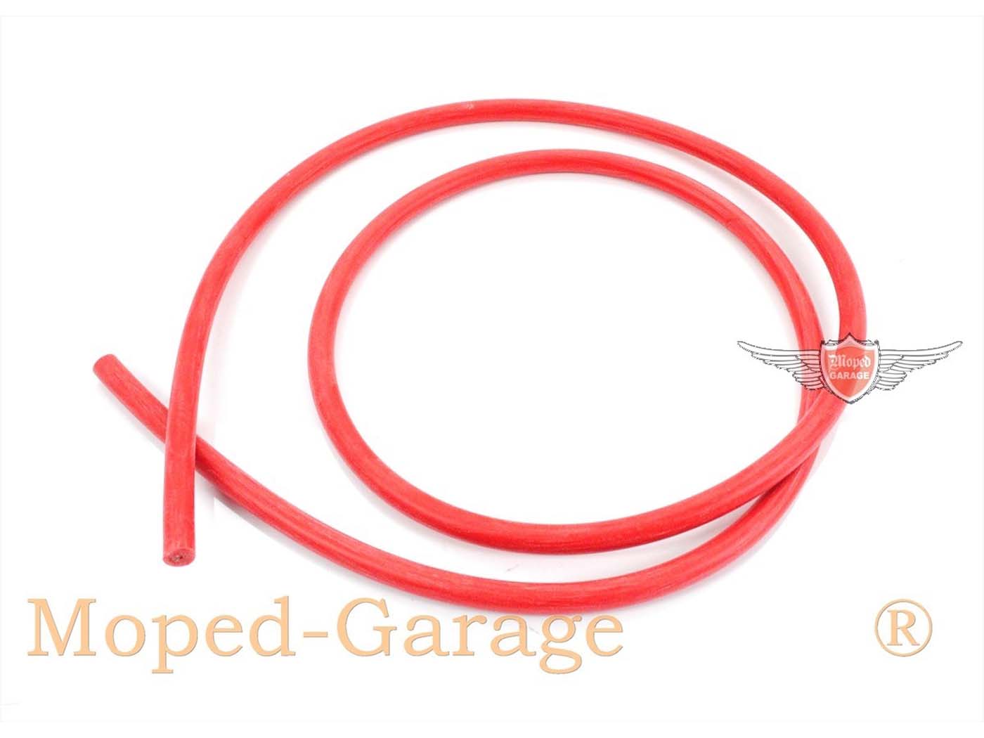 Diverse / Import Zapalovací kabel 1 m silikonový červený D=7 mm pro Zündapp, Kreidler, Hercules, Puch, KTM, DKW, moped, skútr, motocykl MG00041228