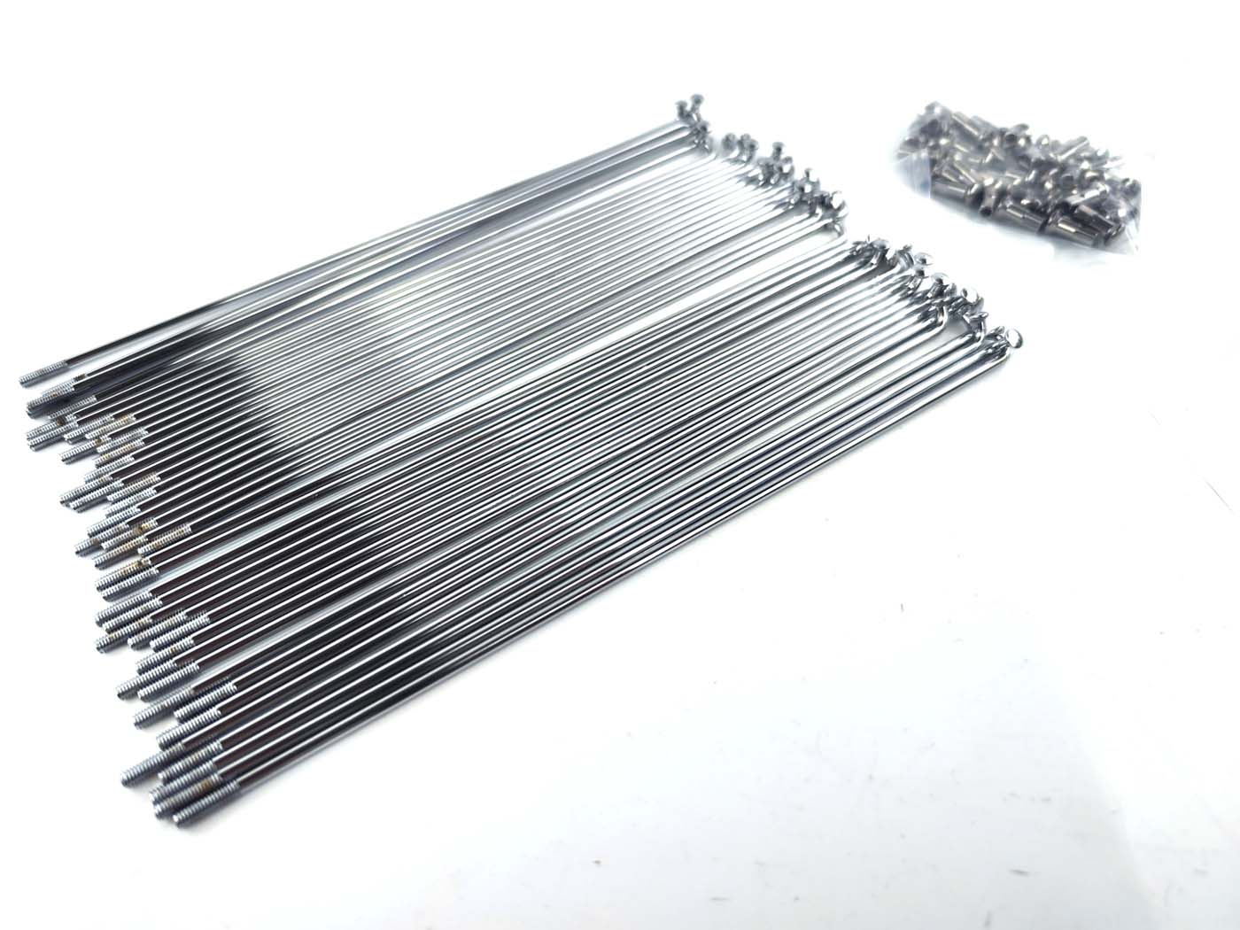 Diverse / Import Sada drátů 36 kusů ocelových 180 mm 2,6 mm niple 5 mm a 8 mm pro Hercules K 50 SE, RE, RL, SX, RX MG00021242