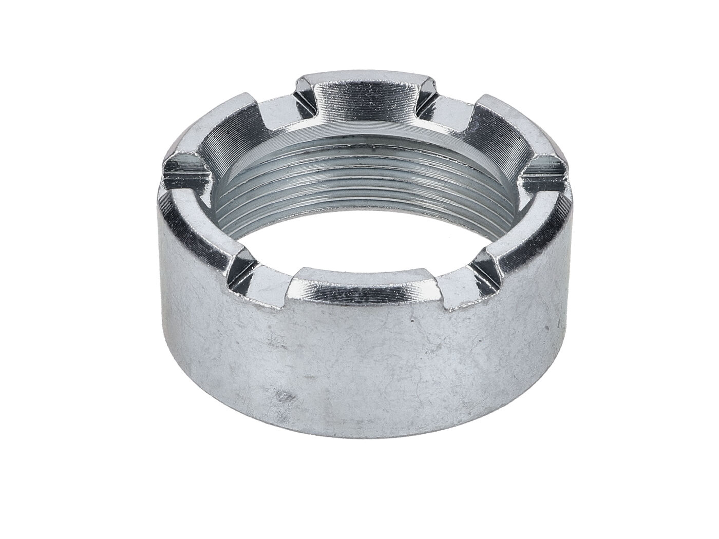 NTS Parts Matice příruby M40 x 1,5 33 mm chrom pro Hercules, DKW, Miele, Gritzner, Göricke MG00001244