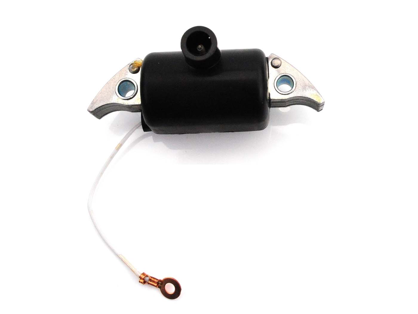 Zapalovací cívka Goebel rovná černá 46,5 mm 4,5 mm pro Goebel, Hercules M1, M2, M3, Prima 1, 2, 2N, Göricke, Batavus, DKW, Garelli Duoped Bonanza, Zündapp Automatic Mofa Moped Typ 442 MG00041103