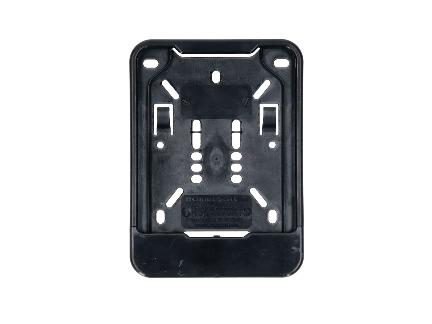 Diverse / Import Černý plastový držák registrační značky pro Moped, Moped, Mokick MG00087145