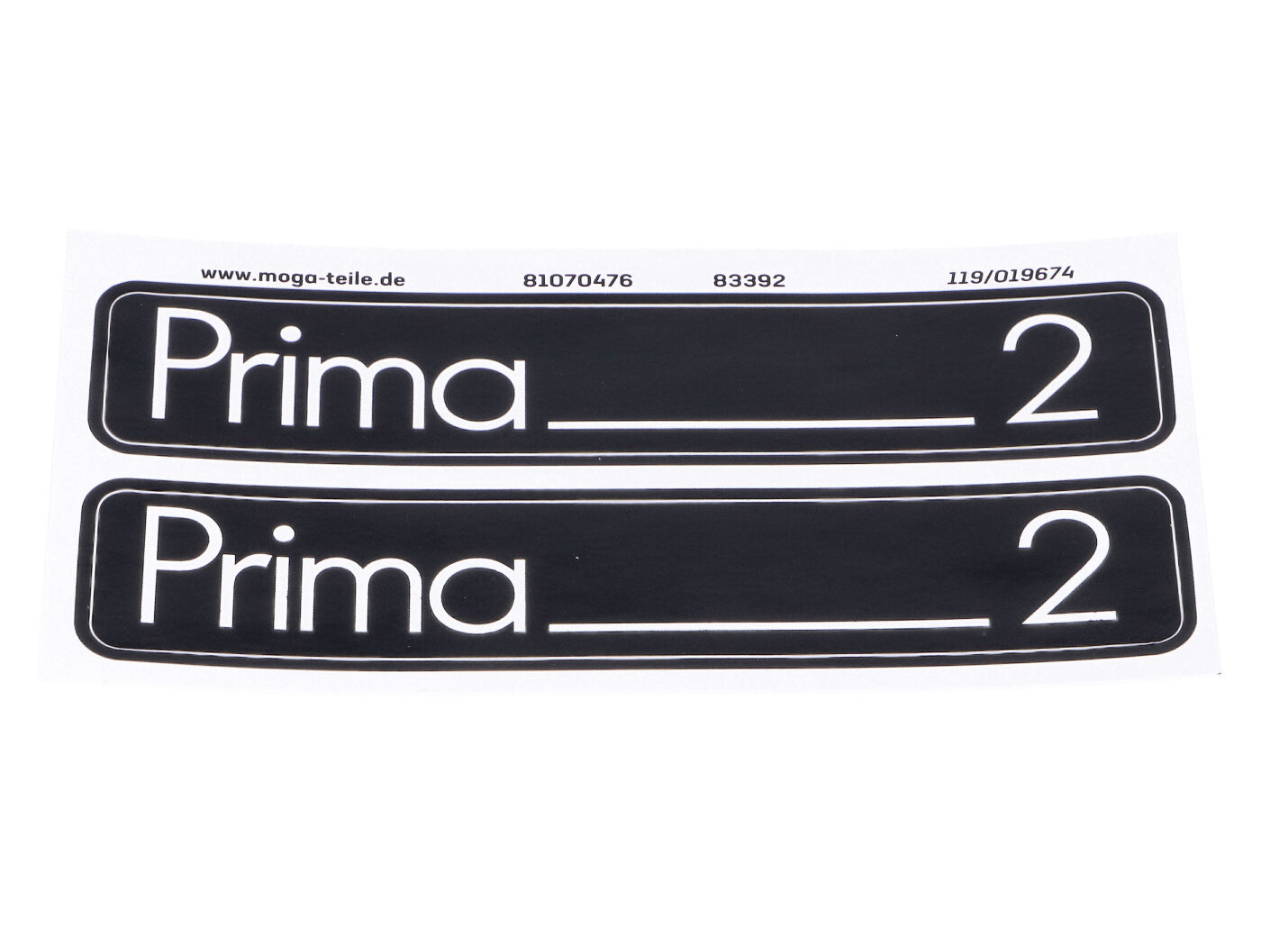 Sada samolepek MOGA 2 kusy 105 mm x 21 mm pro Hercules Prima MG00083392