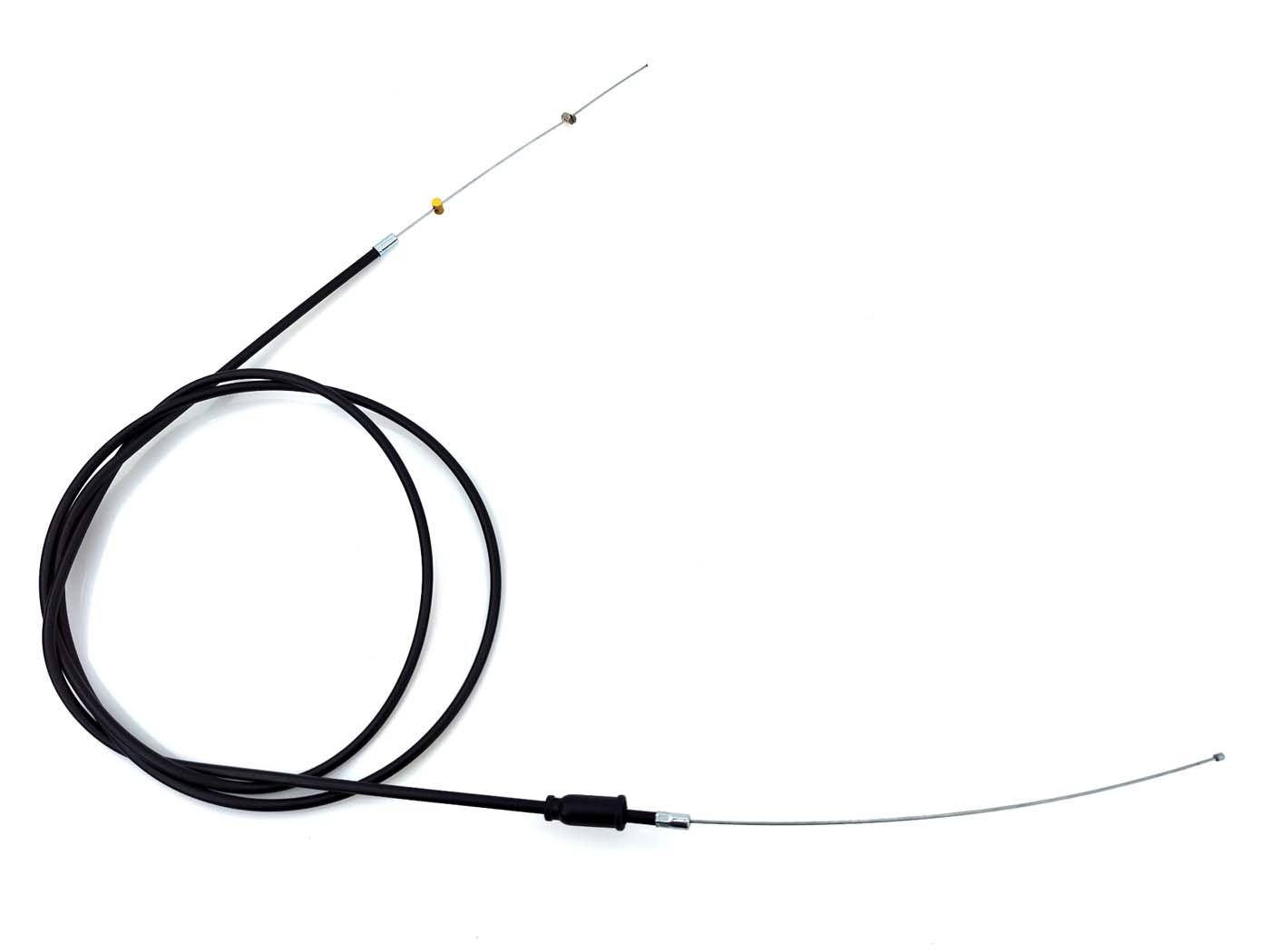 MOGA Univerzální plynové lanko 1600 mm otevřené černé pro Hercules Prima 4, 5, 2, 2N, 2 S, 3 SX, 4N, 5S, M4, M5, Hobby Rider, Optima, DKW, KTM, Rixe, Zündapp, Kreidler MG00084955