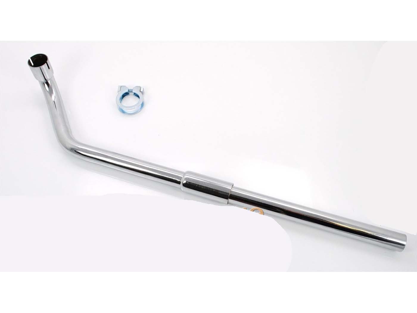 Diverse / Import Výfuková příruba ocelová 26 mm připojení k válci 28 mm připojení výfuku vlevo pro Hercules, Prima MG00001126