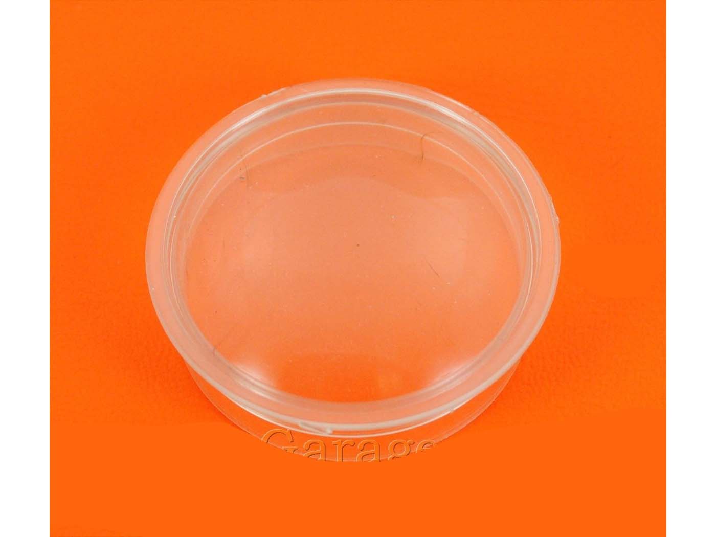 Diverse / Import Sklo tachometru, vnější průměr cca 51,5 mm, montážní průměr 47 mm, celková výška 18 mm, pro Hercules Prima, M, Kreidler Florett Eiertank Flory MF MP, Zündapp Bergsteiger, Super Combinette Sport C 50, Puch Maxi, KTM, DKW MG00081137