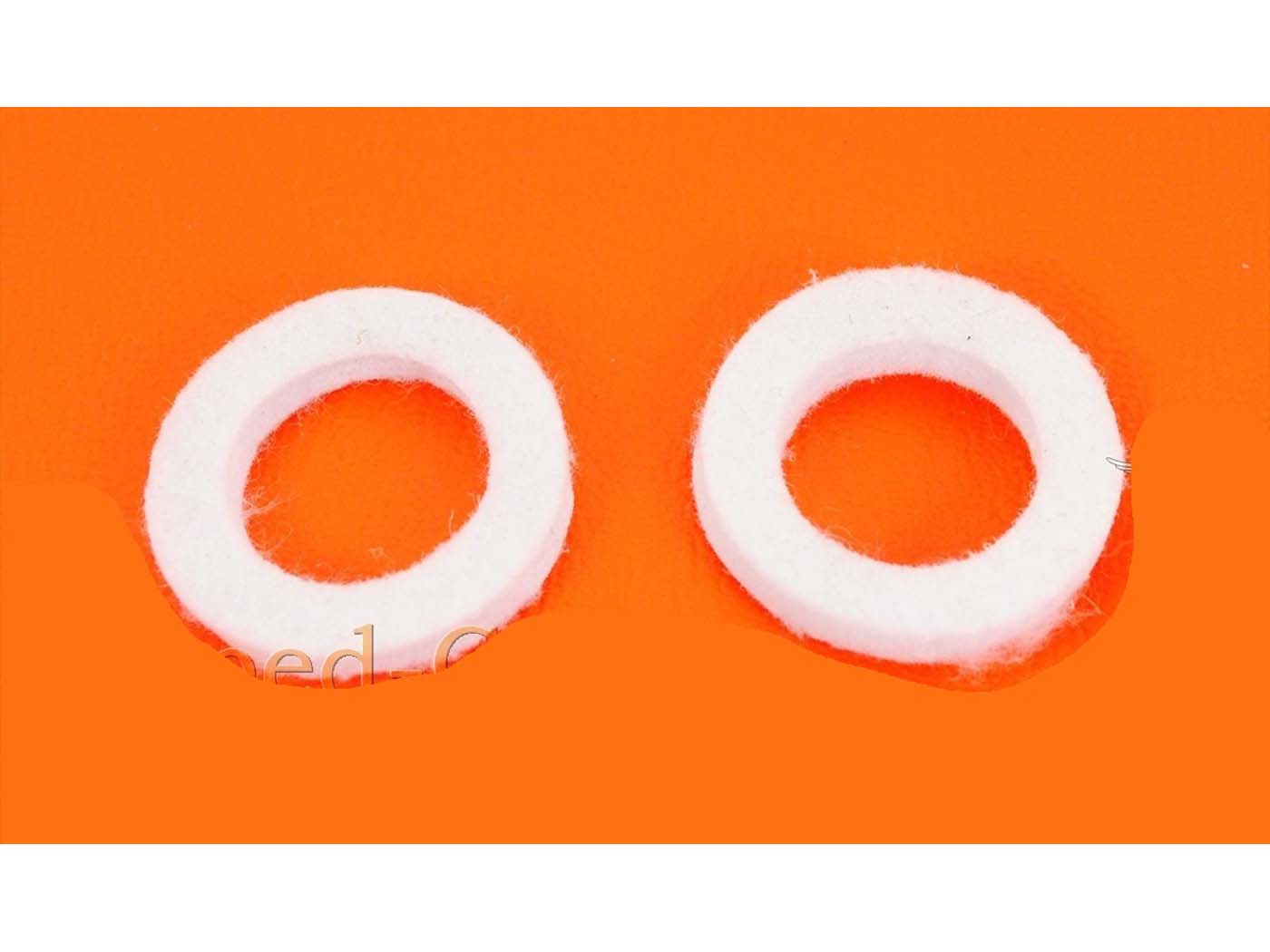 Diverse / Import Bílý plstěný disk pro Kreidler, Florett egg tank K 54/0M, Super 4 Moped Mokick MG00027130