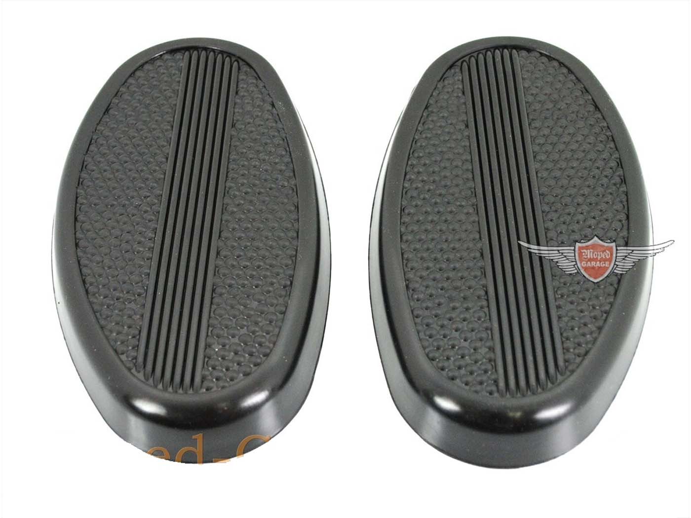 Diverse / Import Kolenní polštářky černé, 2 kusy pro Kreidler, Florett egg tank Super 4, 5, TS Mokick moped MG00071209