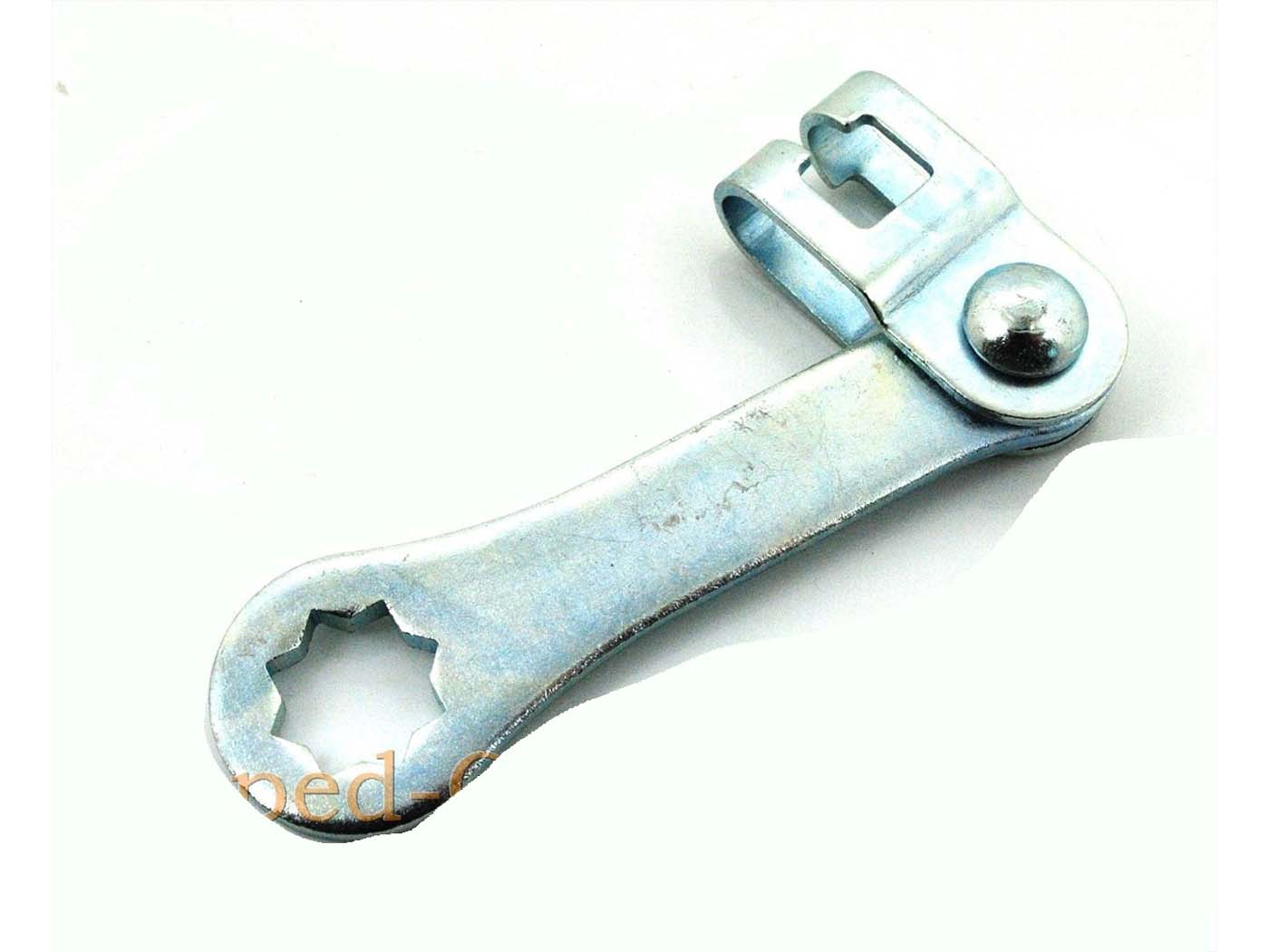 MOGA Brzdová páčka ocelová 85 mm hvězdicové uchycení 15,5 mm pro Kreidler, Florett MG00032159