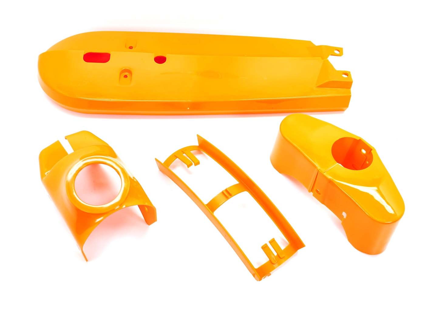 Diverse / Import Sada kapotáže plastová oranžová 4dílná pro Kreidler Florett RS, RM, GT MG00073302