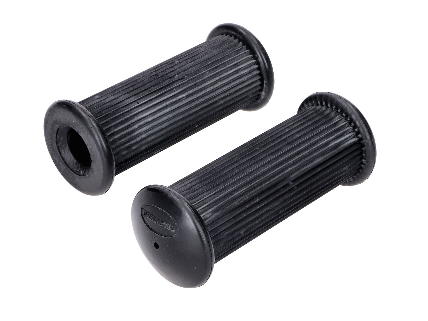 Drilastic Stupačky Drilastic, gumové, černé 18 mm x 35 mm 106 mm pro Kreidler Florett RS, RMC, LF, LH, TM, RM, Super 4, 5, Egg Tank MG00002279