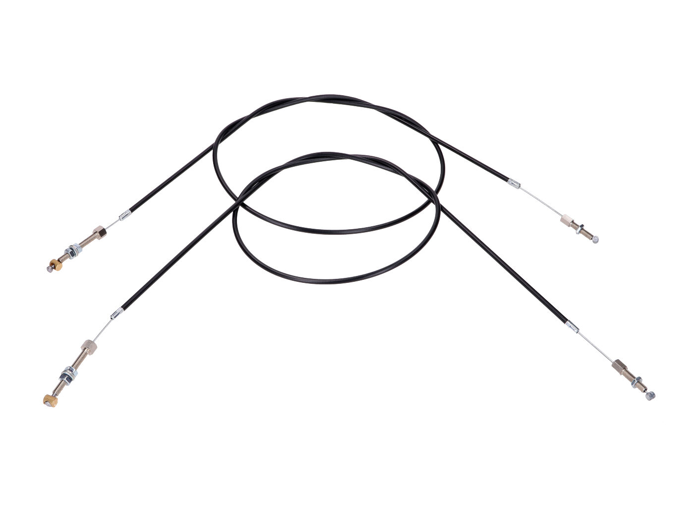 MOGA Sada řadicích lanek, 2 kusy, černá, pro Kreidler Flory MF 20, 22, Zündapp MG00084303