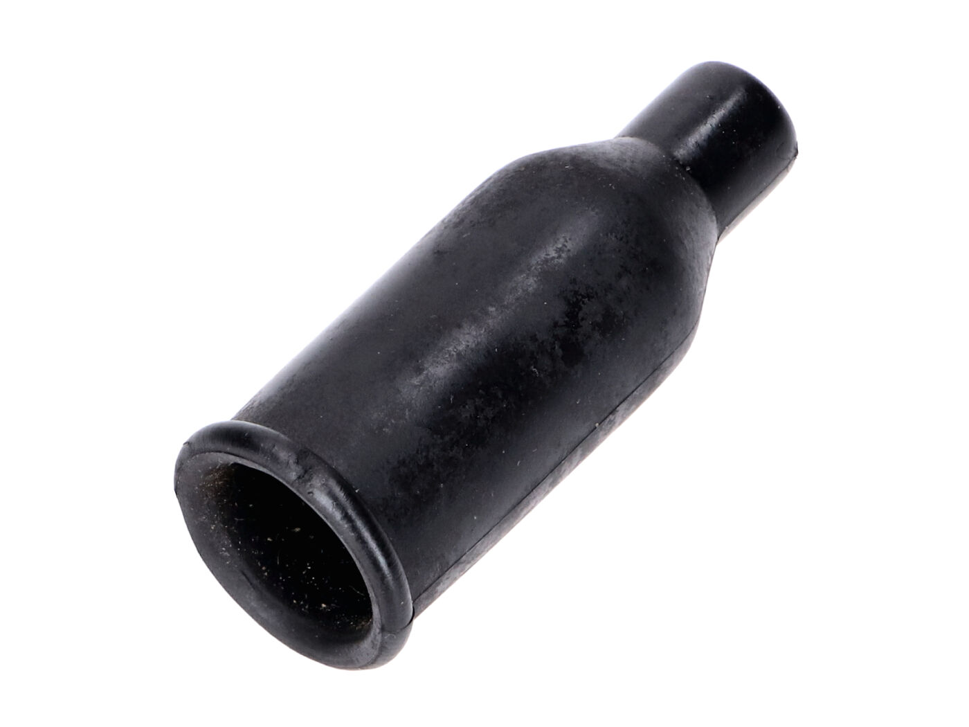 Diverse / Import Gumový zapalovací kabel, vnitřní průměr 15 mm, vnější průměr bez lemu 18 mm, s lemem 19,5 mm, celková šířka 49 mm, otvor pro kabel 5 mm, pro Zündapp, Kreidler, Opel, VW, Ford, DKW, NSU MG00041425