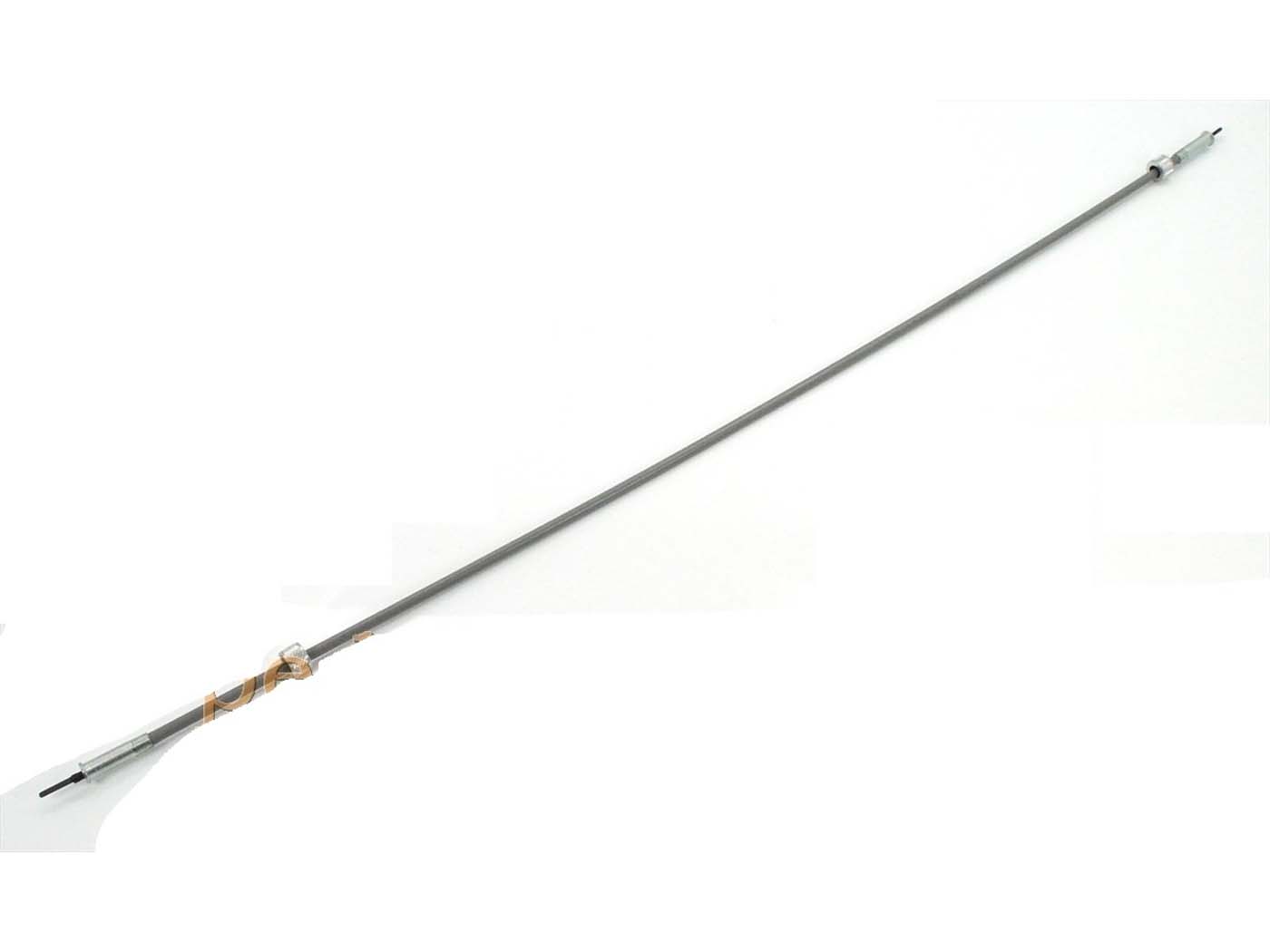 MOGA Šedé lanko rychloměru 850 mm, závit M10, čtyřhran 2 mm, pro NSU Quickly, Hercules MK 2, K, KX 5, Kreidler, Zündapp, Puch mopedy MG00081183