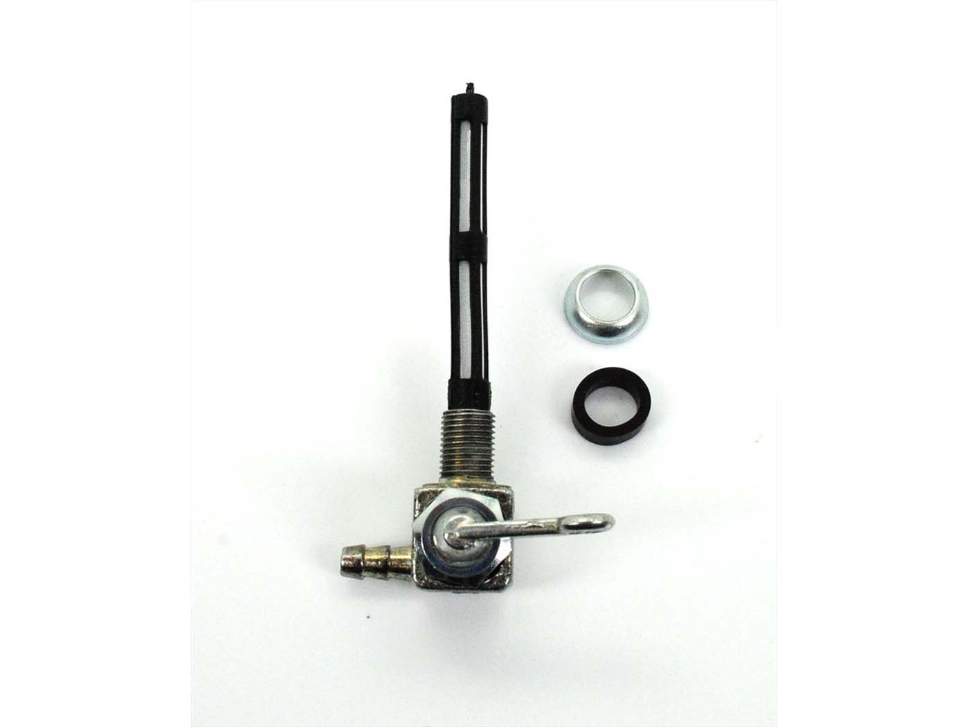 Diverse / Import Palivový kohout s bočním připojením M10x1 pro Peugeot 103, Mobylette 51 AV 10, Motobecane, Garelli MG00007173