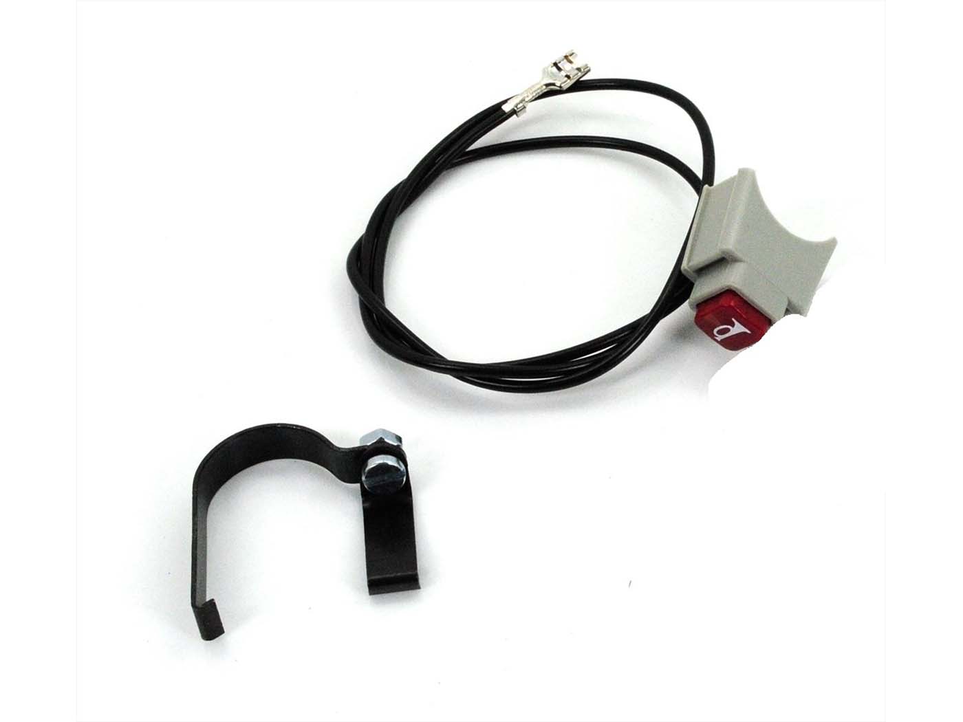 Diverse / Import Šedý spínač houkačky s kabelem pro Peugeot 103 MG00054157