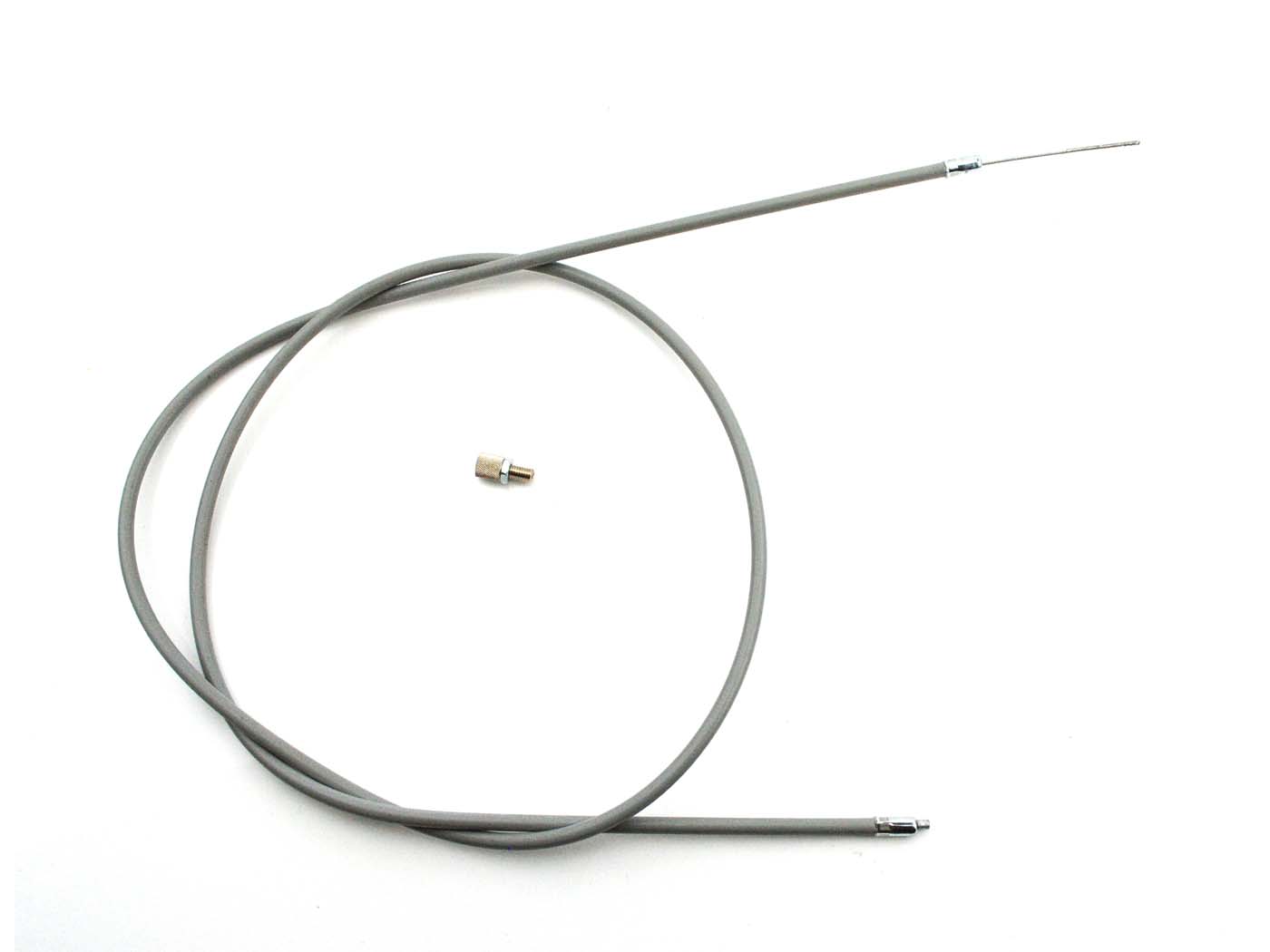 Lanko plynu šedé MOGA délka vnějšího bovdenu 1160 mm vnitřní lanko 1240 mm barva pro moped moped MG00084970