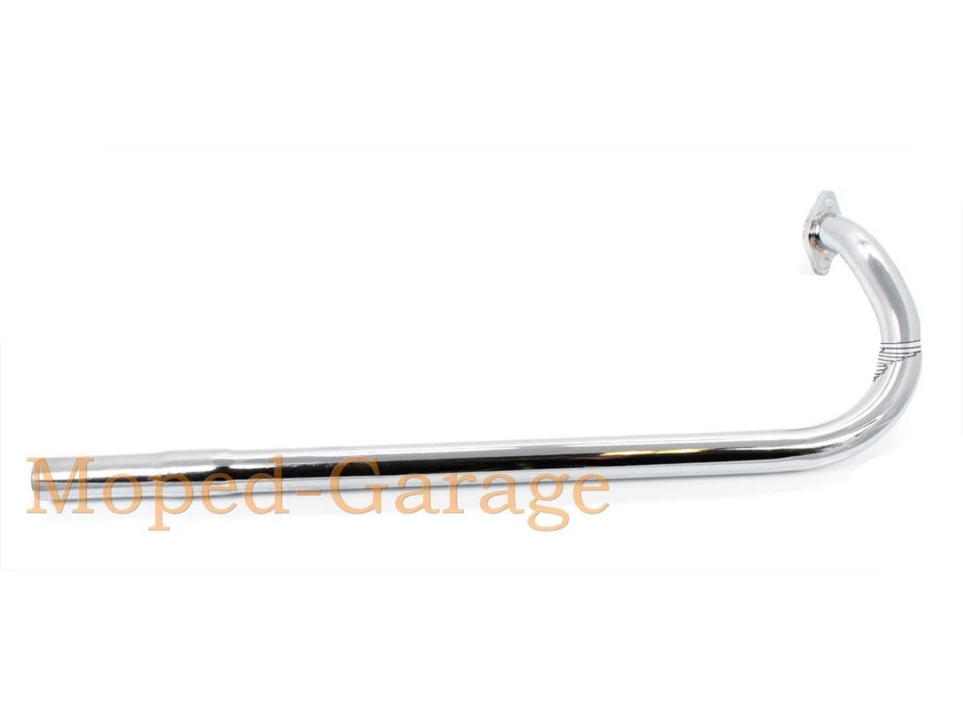 Diverse / Import Výfuková příruba ocel 500 mm 24 mm chrom pro Zündapp, automat, moped, moped, typ 442 MG00001461