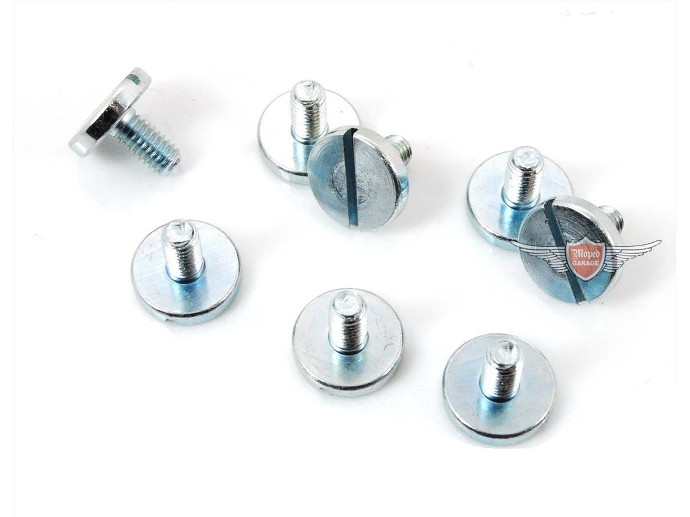 Pränafa Sada šroubů ocel 8 kusů pro Zündapp, Bergsteiger, Moped, Moped, M 25, 50, typ 434 MG00093134