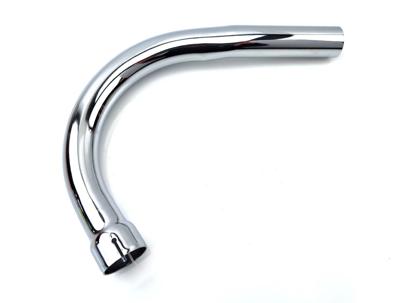 Diverse / Import Výfuková příruba, chrom, 36 mm připojení k válci, 32 mm připojení výfuku, pro Zündapp CS, C, GTS, KS MG00001122