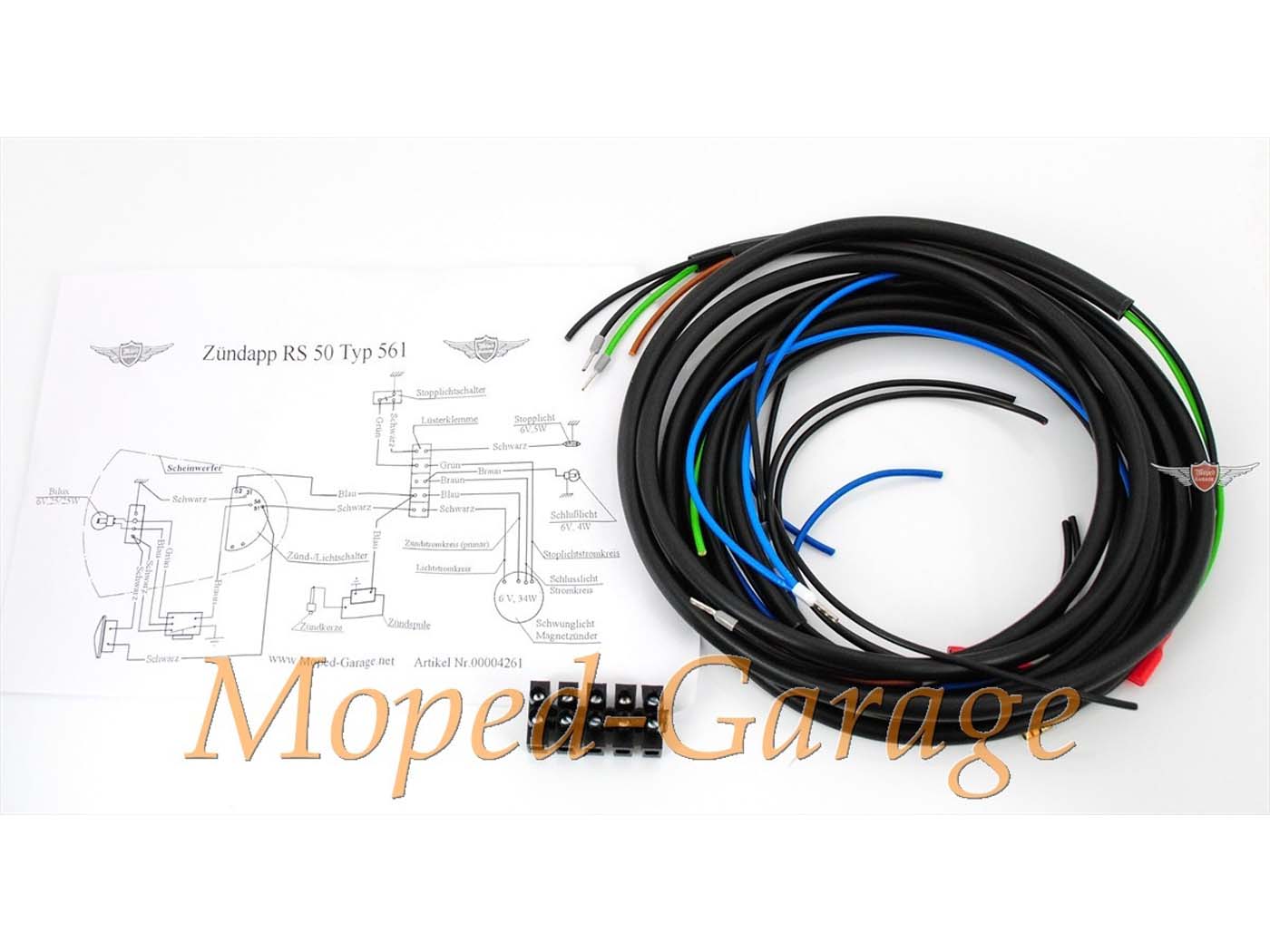 MOGA Kabelový svazek RS 50 pro skútr Zündapp typ 561 MG00004261