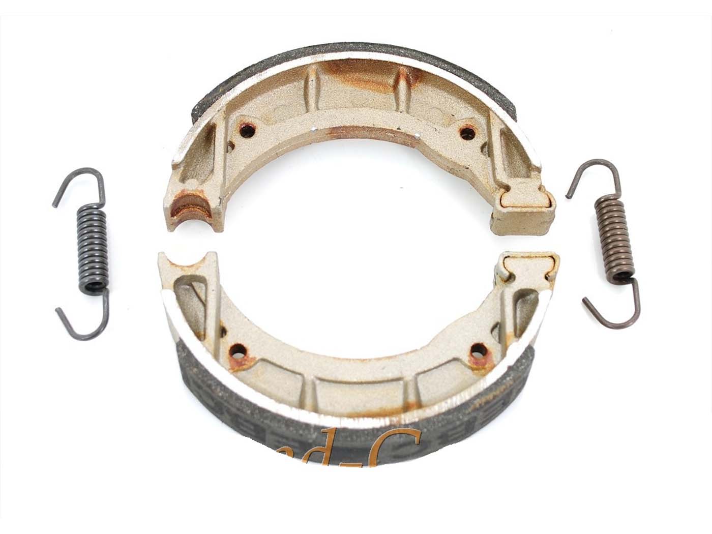 Diverse / Import Brzdové destičky 118 mm x 20 mm s pružinami pro Zündapp ZD 10, 20, 30, 40 MG00003166