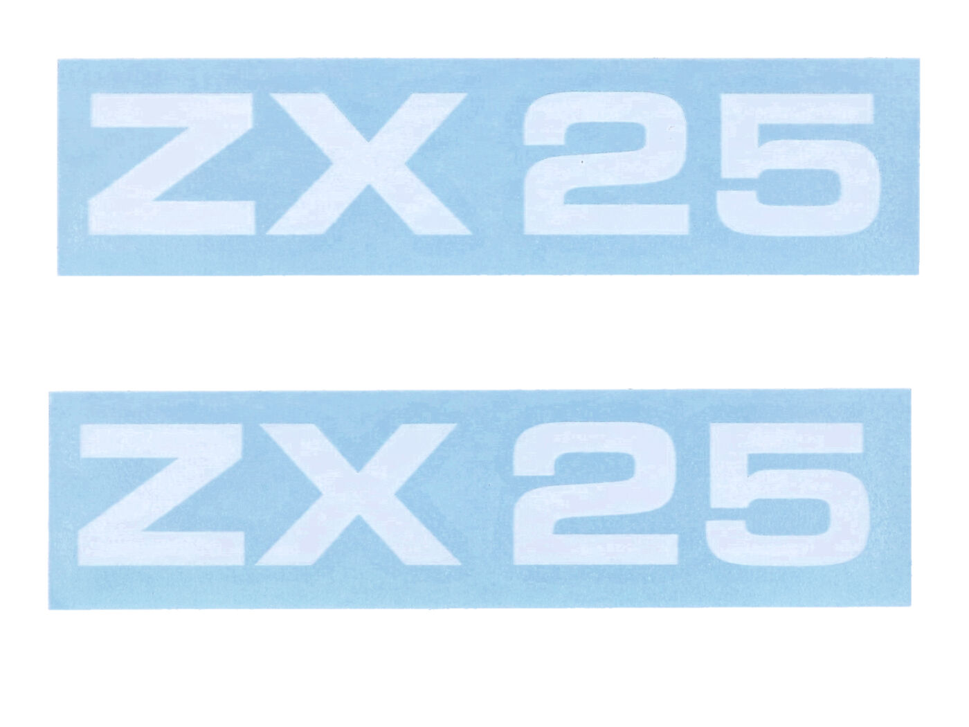 MOGA Sada samolepek MOGA, 2 kusy, šířka 95 mm, výška 17 mm pro Zündapp ZX 25 MG00083435