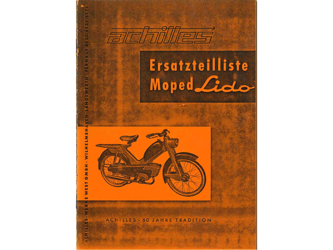 Diverse / Import Katalog dílů podvozku pro Achilles, Lido MG00086246