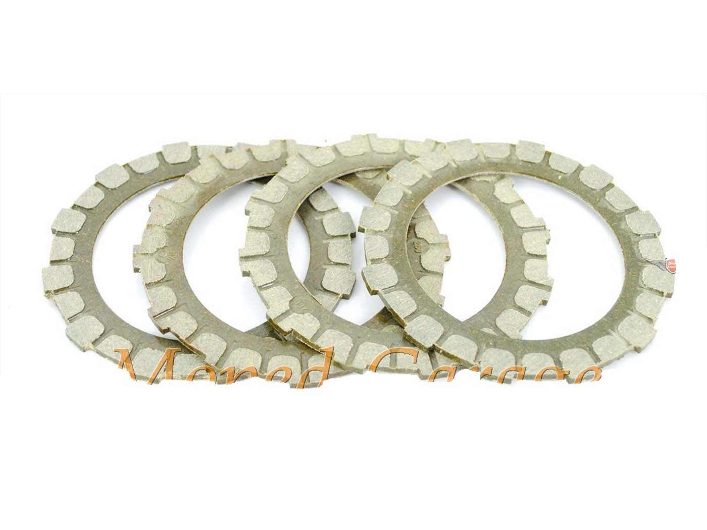 Diverse / Import Čtyřdílná sada spojkových lamel pro Simson S 51, 53, 70, 83, SR 50, 80, Schwalbe KR 51/2 MG00062347