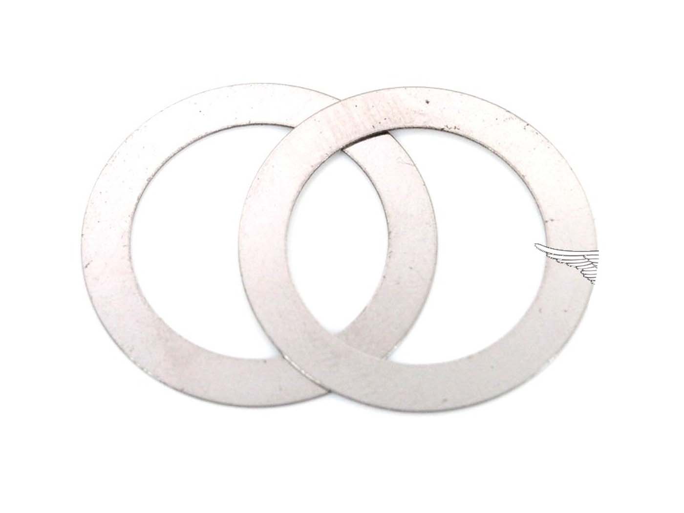 Diverse / Import Vymezovací podložky 17/24 mm 0,1 mm 2 ks pro Kreidler Florett, Flory, RS, RMC, LF, LH, Eiertank, Super 4, TM, Zündapp C 50 Typ 441 MG00068110