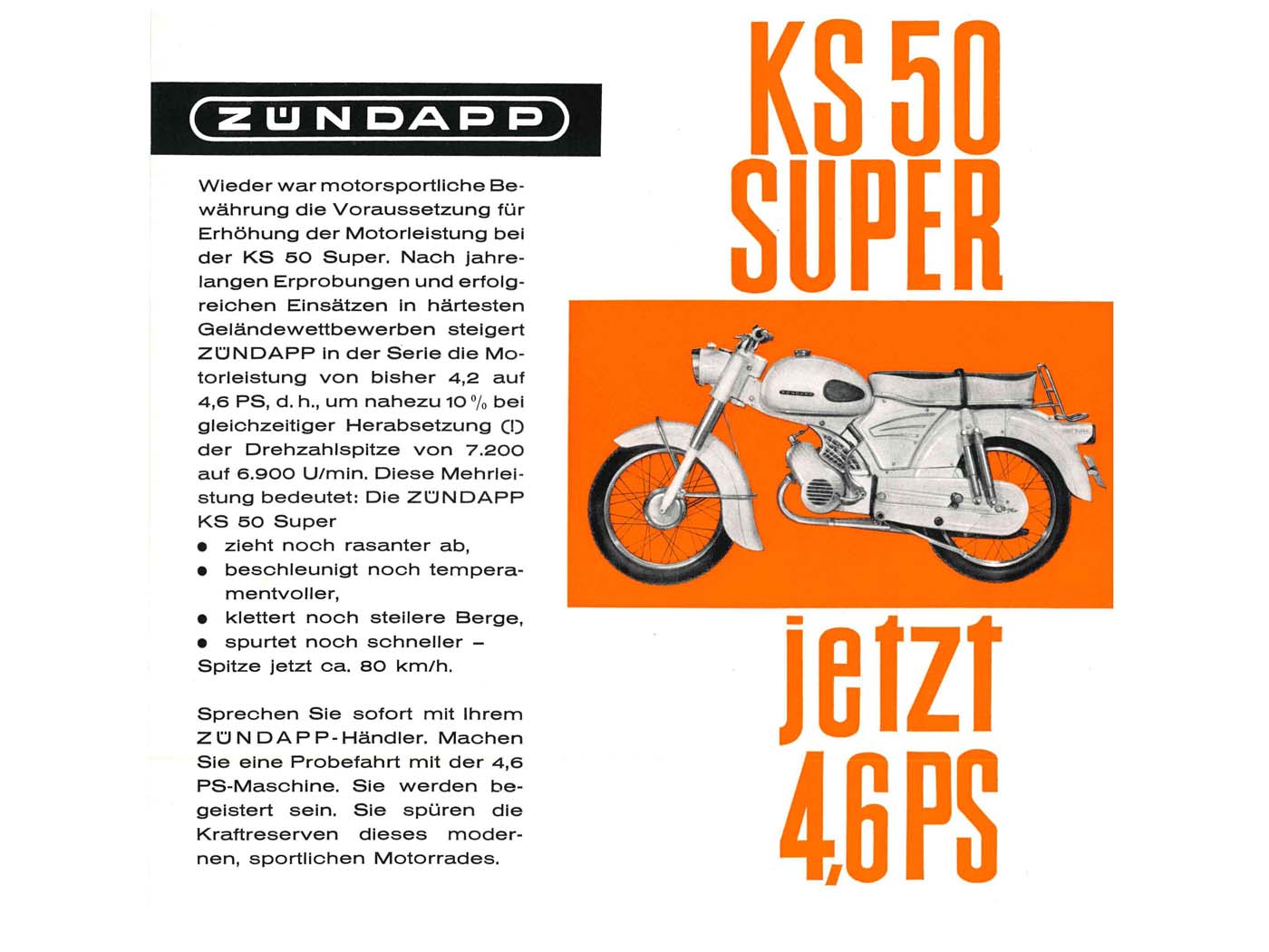 Diverse / Import Brožura KS50 pro Zündapp Super MG00086638