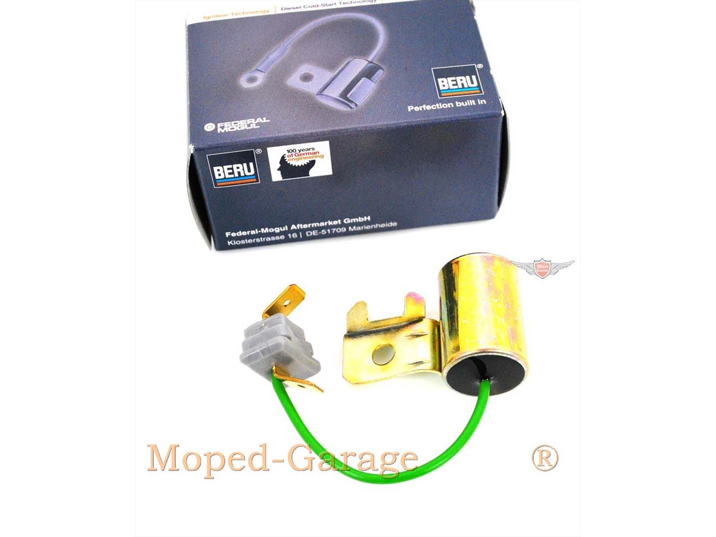 Diverse / Import Zapalovací kondenzátor kovový zelený pro BMW, R 45 N, 60/7, 65, 75/7, 80, 100 MG00041199