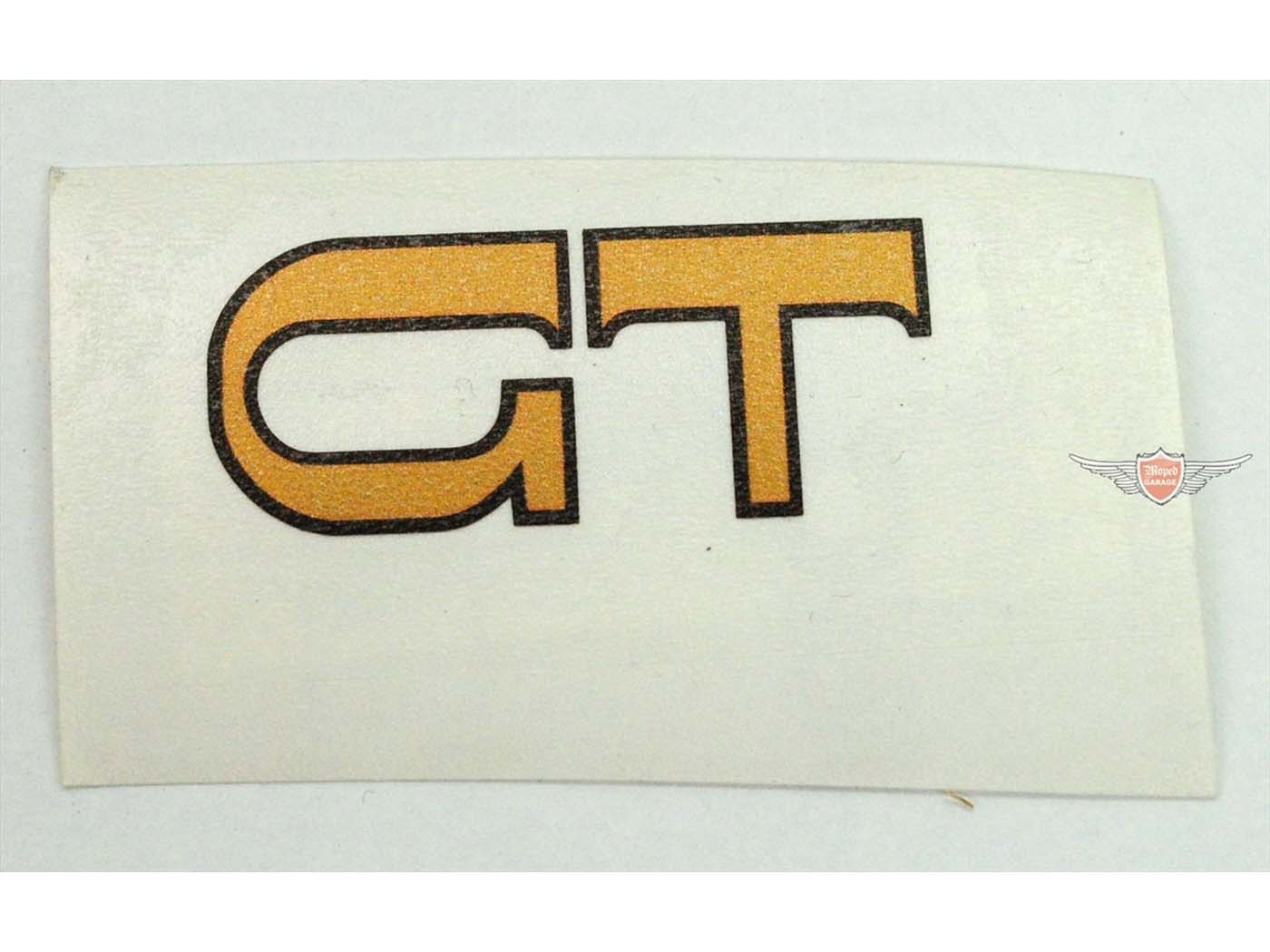 Diverse / Import Samolepka na nádrž zlatá černá 45 mm x 20 mm pro Kreidler Florett MG00083248