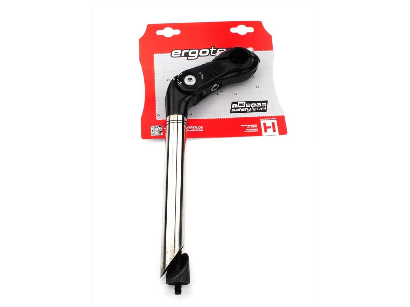 Diverse / Import Hliníkový držák řídítek 25,5 mm 180 mm černý pro moped, moped, mokick MG00077254