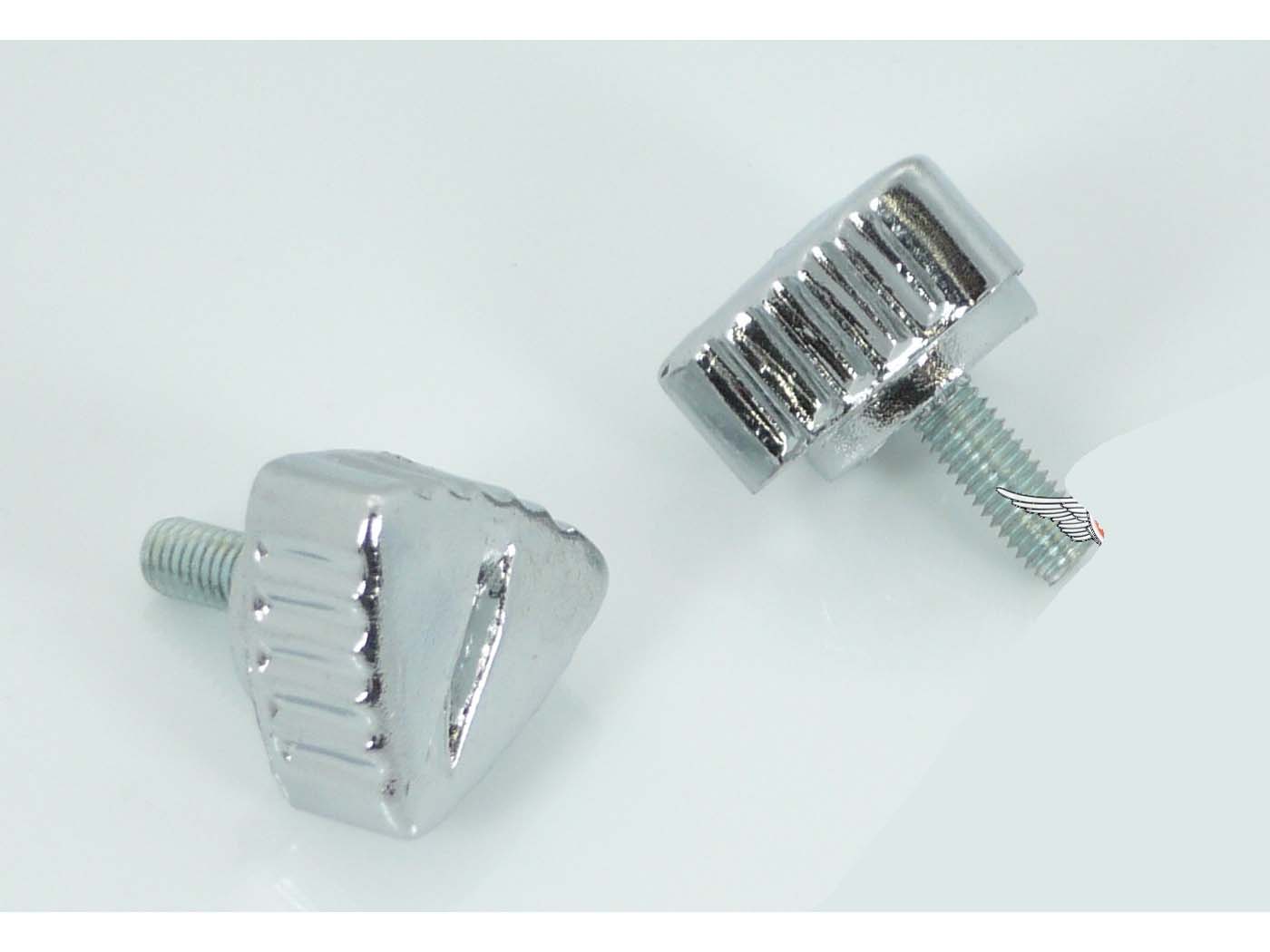 Diverse / Import Sada šroubů 2dílná 13 mm chrom pro Puch Maxi, moped, moped, mokick MG00073189