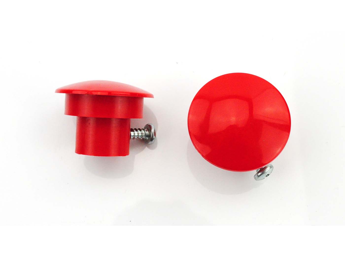 Diverse / Import Plastové koncovky řídítek červené pro AWO, MZ RT125/1, RT125/2, RT125/3, ES175, ES175/1, ES250, ES250/1, ES300, EMW, BK350 MG00077370