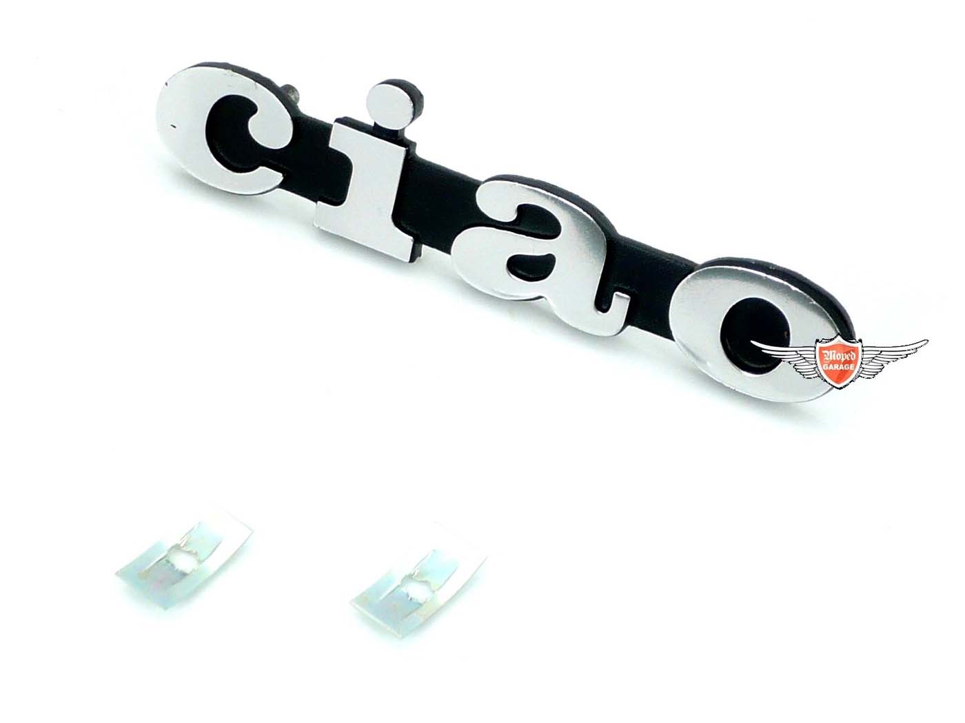 Diverse / Import Hliníkový znak Ciao pro Piaggio, Ciao MG00008364