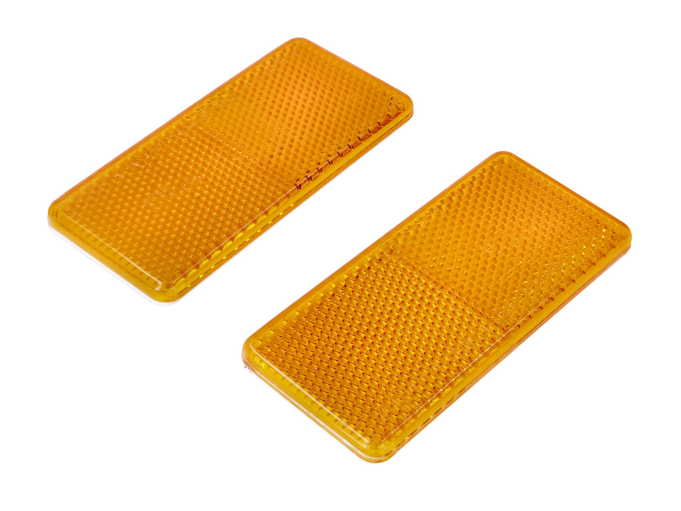 OEM Standard Samolepicí odrazky 2 kusy 94 mm x 45 mm pro Hercules, Kreidler, Puch, Zündapp, KTM MG00055107