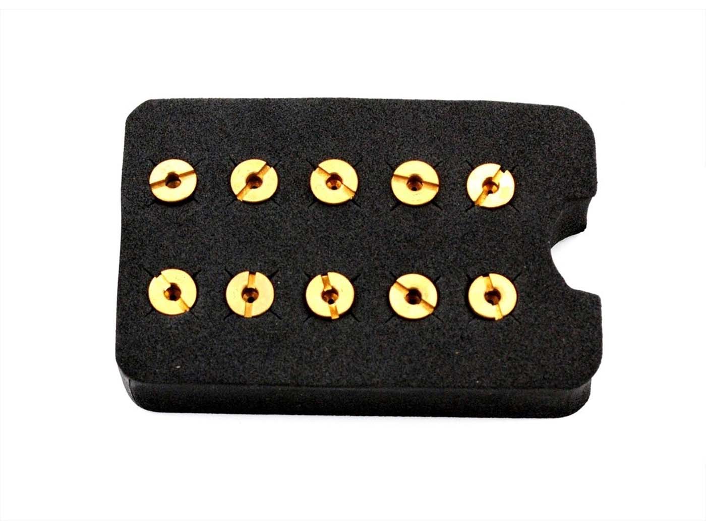 Diverse / Import Hlavní trysky mosazné 5 mm sada 50–72 pro skútr, Moped, Moped, Mokick, KKR MG00067441