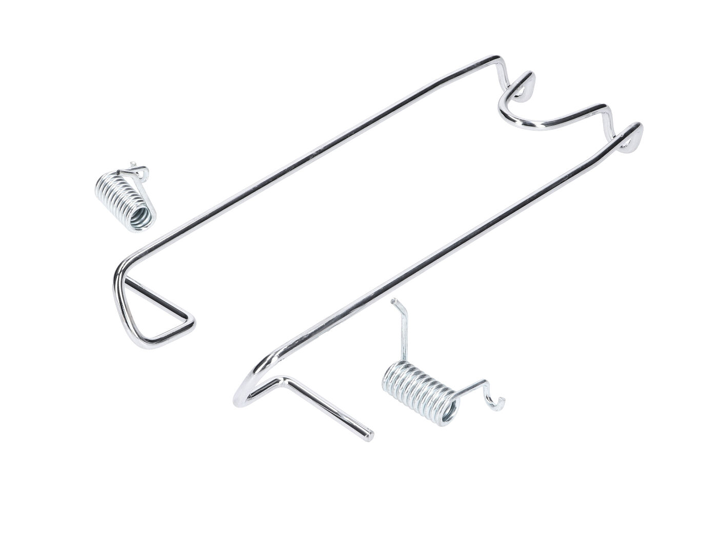 NTS Parts Chromovaný nosič zavazadel se 2 pružinami pro Kreidler Flory, MF, MP, moped moped MG00087111