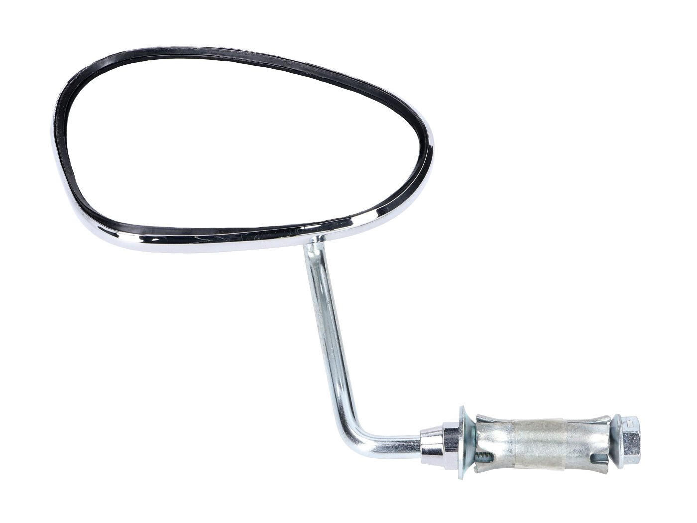 bumm Zrcátko bumm, chrom, levé, se zmenšovacím sklem, na rovná řídítka, pro Hercules, Miele, DKW, NSU, Zündapp, Kreidler, Puch MG00000724